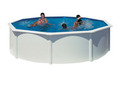 Gre poolpakke Ø460 cm 17450 liter hvid - Swim & Fun